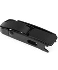 Draw Hasp Hinge Latch 4 Inch Matte Black Steel Durable Rust Resistant Heavy Duty Locking Hardware For Small Boxes Chests And Craft Projects