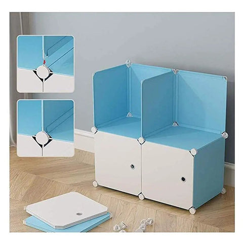 Solid Foldable Canvas Wardrobe For Bedroom With Sturdy Plastic Frame And Multi Tier Closet Shelves Easy Setup To Keep Your Clothes And Day To Day Gear Properly Sorted