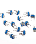 Fifteen Value Potentiometer Assortment Kit With One Hundred Fifty Pieces Six Millimeter Zero Point One Watt Variable Resistors For DIY