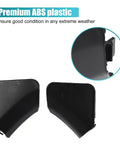Unpainted Front Bumper Tow Hook Cover Pair For Toyota Highlander 2011 2013 Left And Right Eye Caps Black Replacement Easy Install