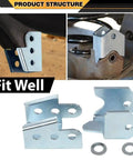 Toyota 4Runner Panhard Correction Kit PCK For 3rd Gen 1996 To 2002 Bolt On Frame Mount Alignment Drop Bracket With Two Hardened 3mm Spacers Easy Slide On Install For Better Steering And Precise Wheel Alignment, steel bracket with spacers