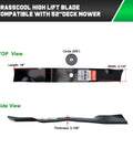 Replacement Mower Blades 52 Inch For Ariens Ikon XD Onyx Envy Apex Edge XL 52 Ikon X 52 Ikon XL 52 And Gravely ZT HD ZTX XL 52