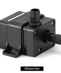 12V DC Submersible Water Pump With Brushless Motor Ultra Quiet No Fuss 240 LPH Flow 3m Head Waterproof For Pond Aquarium Fish Tank