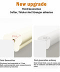 Comparison of new 17mm Foolproof Nbr Foam Edge Guards For Baby Proofing Living Space and older 12mm version.
