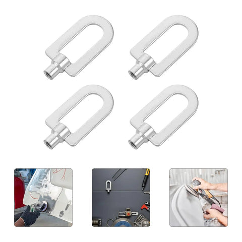 Ten Piece Auto Body Dent Puller Tool Kit With 4mm Aluminum Pull Ring Accessories For Car Repair And Dent Removal Heavy Duty Universal Fit For Multiple Models Durable Metal Puller Set For Quick Hassle Free Dents, 4mm aluminum rings