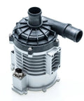 Electric Water Pump For EV Cooling Systems 9V To 32V featuring a compact aluminum body and integrated coolant hose for effective thermal management.