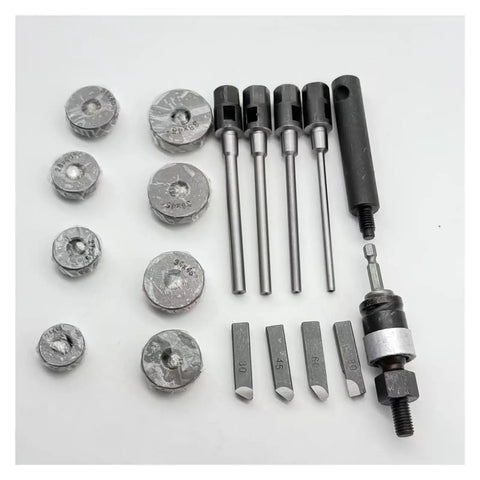 Durable 24-38mm Valve Seat Reamer Kit For Cars And Bikes Fixes Engine Valves 30/45/60/90 Degrees Grinding Wheel Tool Set With bits