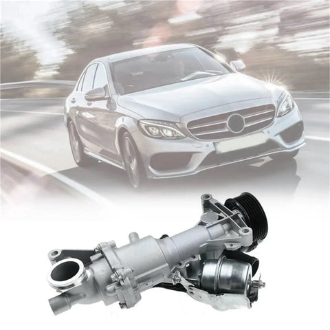 Heavy Duty Engine Water Pump For Cooling System Compatible With Mercedes-Benz W204 C-Class And W205 C-Class Models Featuring Robust Wear Resistant Build For Superior Coolant Flow And Reliable Performance