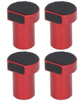 Four Pack Aluminum Bench Dog Clamps For Woodworking In Red Fits Three Quarter Inch 19mm Bench Dog Holes Built From Durable Anodized Aluminum
