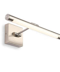 LED Picture Light With 24.4 Inch Swing Arm For Artwork Adjustable Up Down 180 Degrees Brushed Nickel Finish 14W