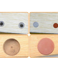 Must Have 1000 Pieces White Hinge Hole Plugs For Furniture And Home Improvement showing plug covers on wood panels