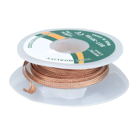 Desoldering Wick Braid 1.5M No Clean Copper Solder Removal Tool For Electronics Repair And PCB Work High Temperature 3.0mm 3015A