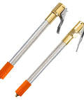 Heavy Duty Tire Inflator Hose Extension Tube With Quick Release Chuck Adapter For Car Bike Motorcycle Pump To Fill Tires Without Air Loss Have Good Pressure Daily Plug Into Compressor Unit Totally Sweet Gear braided stainless steel hose with brass quick release chuck and orange ends
