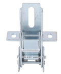 Heavy Duty 180 Degree Folding Table Hinge Slick Double Spring Flip Bracket For Shop Bench Rig And Saw Station Dead Smooth Operation showing front view.