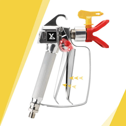 Airless Spray Gun For DIY Projects High Pressure 3600 PSI With 4 Swivel Joints And 6 Filters Includes 211 515 517 621 Tips