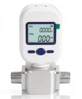 Half Inch NPT Portable Digital Thermal Mass Flow Meter For Compressed Air Nitrogen Oxygen And Other Inert Gases with LCD Display