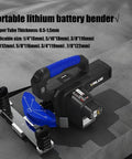Shop Certified Cordless Electric Tube Bender For Copper Pipe 1/4 To 7/8 Inch showing portable lithium battery design and angle guide.