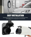 Make Your Garage Shine With This Badass Sae J1772 Ev Wall Mount Charger Holder Easy installation of charger holder and cable.