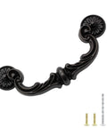 Set Of 4 Rustic Vintage Style Drop Down Bail Pull Handles With 151mm Hole Center And 185mm Total Length Made Of Zinc Alloy
