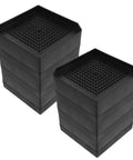 2 Pack Silicone Furniture Pads For Table And Chair Legs Square 3.35 Inch Nonslip Noise Reducing Moisture Resistant
