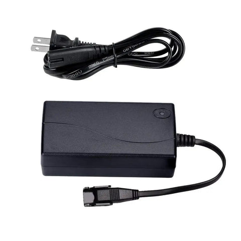 Recliner Power Supply Transformer 29V 2A AC DC Switching Unit With 2 Pin Connector For Electric Recliners Lift Chairs And Standing Desks Plug And Play Replacement Part For OKIN Limoss Tranquil Ease DeltaDrive BetaDrive Motors 4 Feet Cord Included black power adapter with cord and 2-pin connector