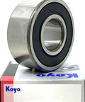 Angular Contact Double Row Bearing 5305-2RS Sealed on box, showing high precision industrial ball bearing design.