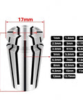 Heavy Duty ER16 Collet Chuck Tool Holder For CNC Milling Machines With Ultra Precision Accuracies Down To 0.008mm dimensions with clamping sizes