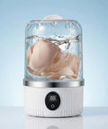Hella Compact Portable Mini Washer For Underwear And Socks With Cordless Rechargeable Design For Travel Dorm And RV Use featuring a delicate fabric wash cycle.