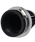 Close-up of Two Pack 2.05 Inch Round Tapered Clamp On Motorcycle Air Filters For Dirt Bikes ATVs Mopeds Pit Bikes Scooters