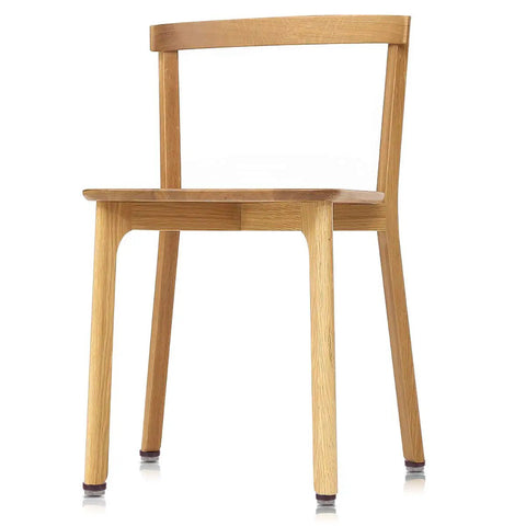Wooden chair with Round Screw In Felt Furniture Sliders Three Quarter Inch Brown 50 Piece Set protecting hardwood floor