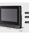 Video Doorbell System With 8 Inch Touch Screen Monitor, Clear Day And Night Vision, remote unlock, weatherproof IP65 monitor