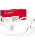 Clear Safety Glasses For Men Bulk Pack Of 24 With Polycarbonate Lenses ANSI Z87.1 Impact Resistant Anti Scratch UV400