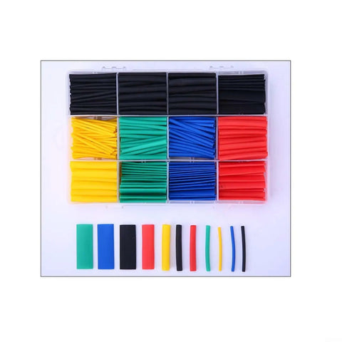 Ultra Stretchable Evenoonest Heat Shrink Tubing Kit With Flame Retardant Wire Cable Sleeves For Tough Electrical Repairs And High Expansion Ratio Assortment Of 780 Pcs To Fix Damaged Cables Fast Without Removing Connectors, color assorted