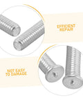 Top Picks For Car Body Repair Welding Studs 50 Pack 4mm Metal Pulling Pins For Dent Removal And Bumper Fixing Universal Fit To Fix Dents Fast With Ease detailed image of silver 4mm metal welding studs.