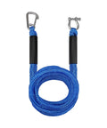 Elastic Bungee Dock Line For Boat Mooring 14 Ft Rope With 316 Stainless Steel Clips for kayaks and small watercraft mooring