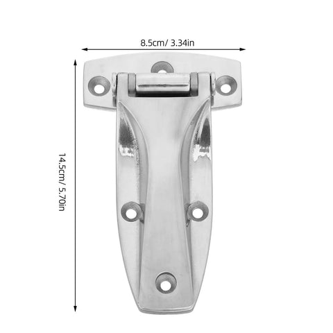Stainless Steel Cabinet Door Hinge For Metal Cabinets Heavy Duty High Load Capacity Weather Resistant For Boats And Outdoor Use Concealed Marine Grade Hinges For Smooth Operation And Tough As Nails Cabinet Access, 14.5cm x 8.5cm