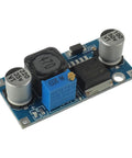Adjustable Buck Converter Module 3A DC To DC Step Down From 3.2V To 35V To 1.25V To 30V with solid capacitors and LED indicator