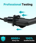 Rock Solid EV Charger Extension Cable With J1772 To Tesla Adapter for smooth testing performance and durability showcase.