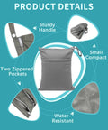 Waterproof Wet Dry Bags Set Of 3 Pack Must Have For Swimsuits Diapers Beach Pool And Gym Gear With Two Pockets Reusable Travel Organizers