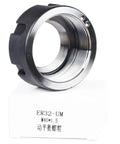 Top Shelf Precision Balanced Collet Nut Rock Solid Clamping Adapter For ER16 CNC Milling And Engraving Tools Killer Grip angle view.