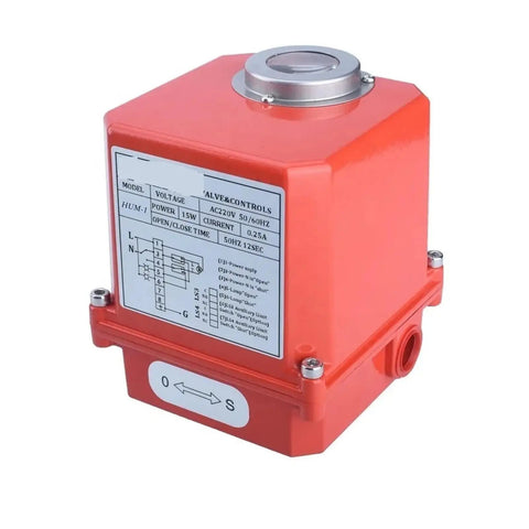 Slick Compact Rotary Valve Actuator for 12V and 220V Systems featuring Hella Smooth 90 Degree Mini DC Motorized Electric Control.