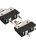 Straight Up No Sweat Push Button Circuit Breaker Switch 2.5A To 5A With Dead Simple Manual Reset for appliances, 2-pack