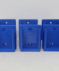 Six Pack Blue Tool Mount Holders For 24V Power Tools Durable PLA Construction Wall Mount Tool Organizer For Easy Access