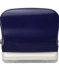 Front view of a 6 Hole Punch For A4 A5 B5 Loose Leaf Notebooks And Scrapbooks, Metal Circle Paper Puncher, 5 Sheet Capacity
