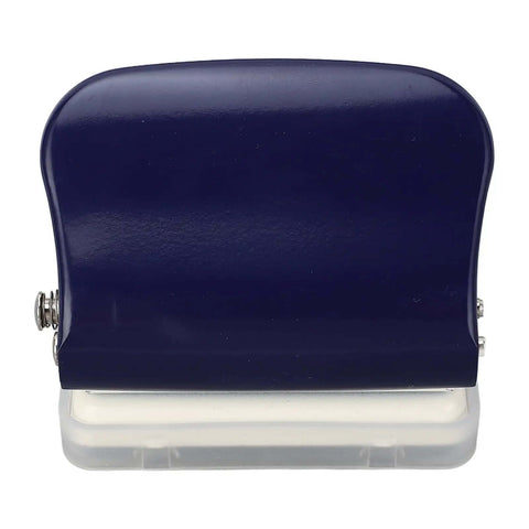 Front view of a 6 Hole Punch For A4 A5 B5 Loose Leaf Notebooks And Scrapbooks, Metal Circle Paper Puncher, 5 Sheet Capacity
