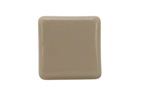 No Sweat Top Tier 2 Inch Square Furniture Sliders With Self Adhesive Backing in beige, square design for easy floor movement.