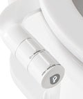 Close-up of knob on Man Friendly Bidet Toilet Seat Attachment With Dual Self Cleaning Nozzles Front And Rear Non Electric Sprayer