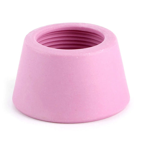 Heavy Duty 44 Piece Welding Torch Nozzle And Collet Guard Cap Replacement Kit With Premium Ceramic Steel Construction For Plasma Cutter AG60 SG55 Upgrades, pink ceramic nozzle cap.