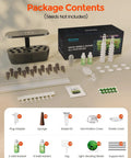 Smart Indoor Garden Kit With 24W Full Spectrum Grow Light 15 Pods Hydroponic System For Fresh Herbs components and packaging