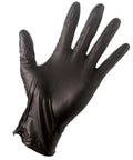 Oil Change Ready Disposable Nitrile Gloves Pack Of 100 Medium Black Latex Free For Auto Work And More Durable Dexterity